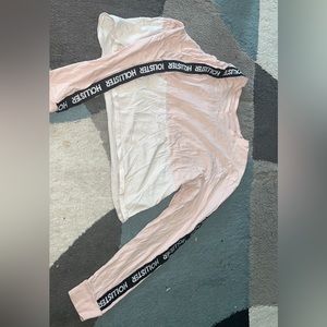 Hollister long sleeve crop top